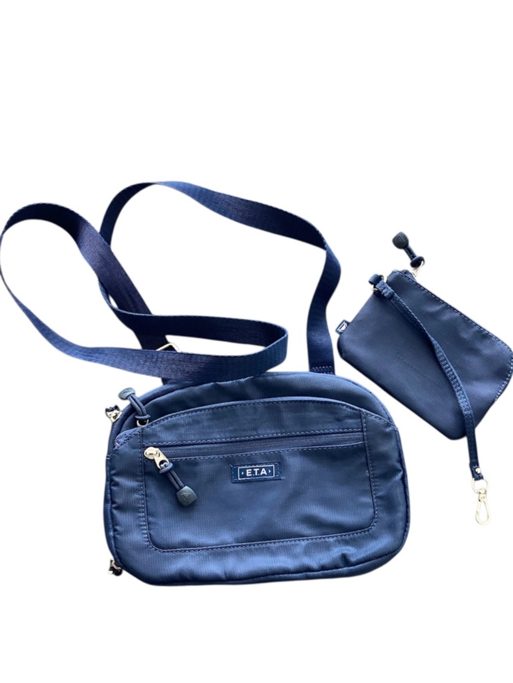 Lightweight Blue Travel Organizational Crossbody Bag